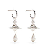 Orecchini con dettaglio Orb in argento Vivienne westwood - donna 