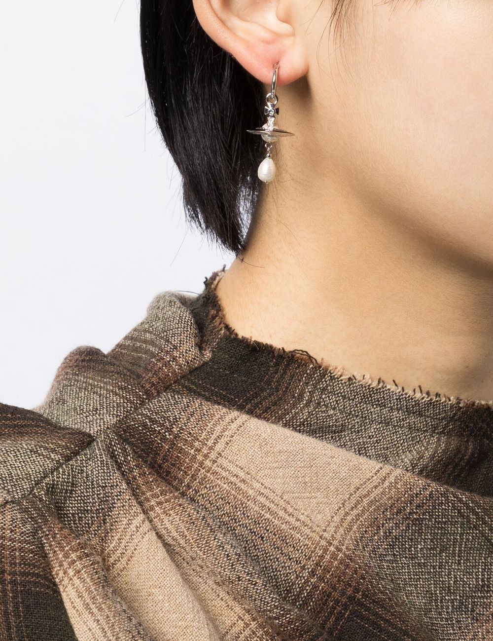 Orecchini con dettaglio Orb in argento Vivienne westwood - donna 