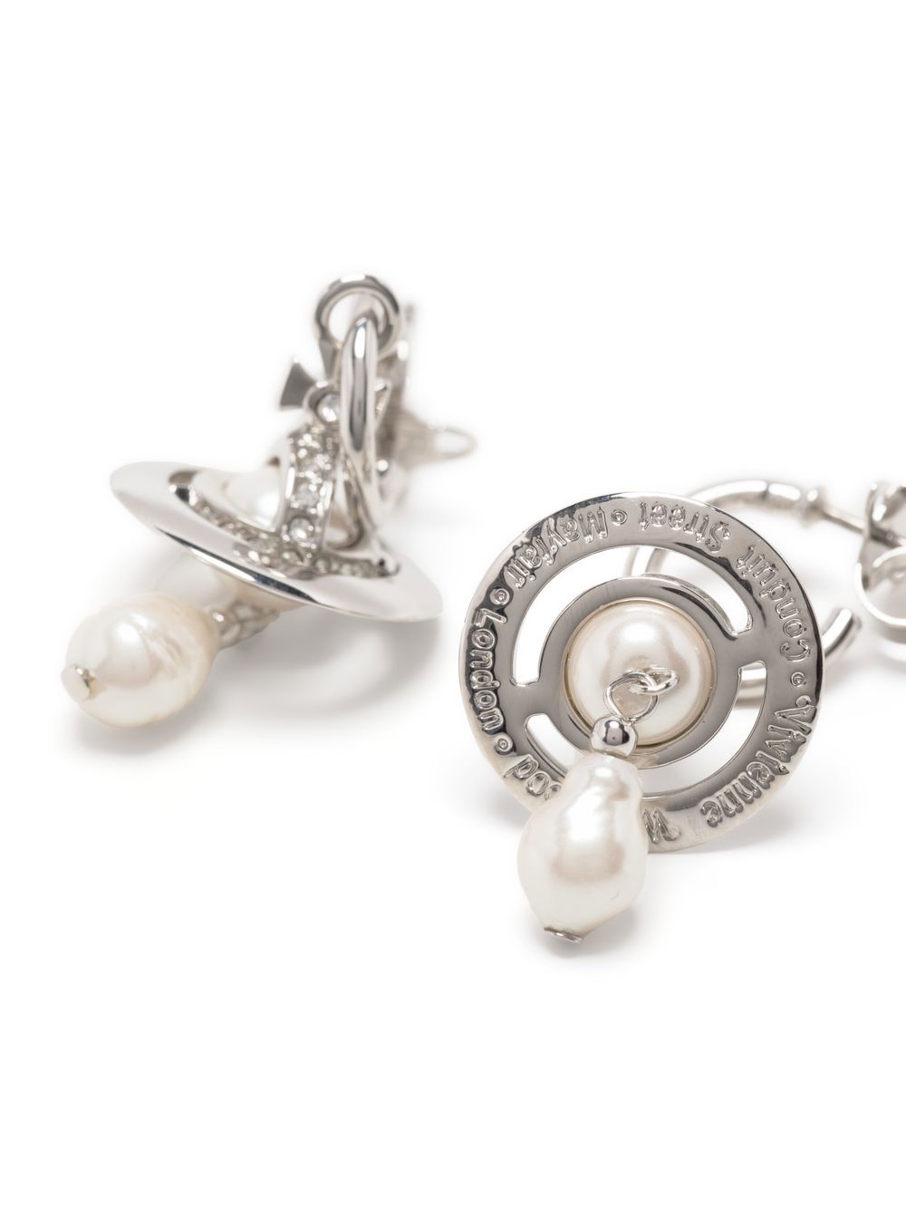 Orecchini con dettaglio Orb in argento Vivienne westwood - donna 