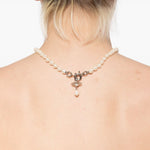Collana con perle aleksa in bianco Vivienne Westwood - donna 