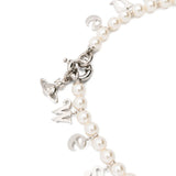 Collana con ciondolo di perle leanne color crema Vivienne westwood - donna 