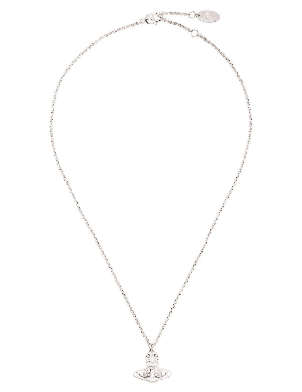Collana a catena con pendente Orb in argento Vivienne westwood - donna 