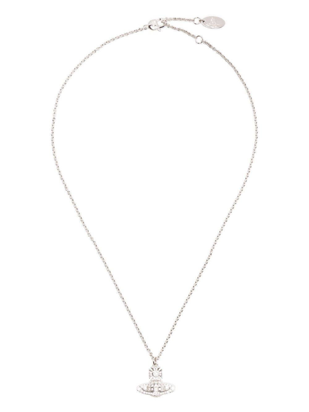 Collana a catena con pendente Orb in argento Vivienne westwood - donna 