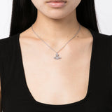 Collana a catena con pendente Orb in argento Vivienne westwood - donna 