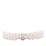 Choker Orb con perle in avorio Vivienne westwood - donna 
