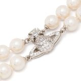 Choker Orb con perle in avorio Vivienne westwood - donna 