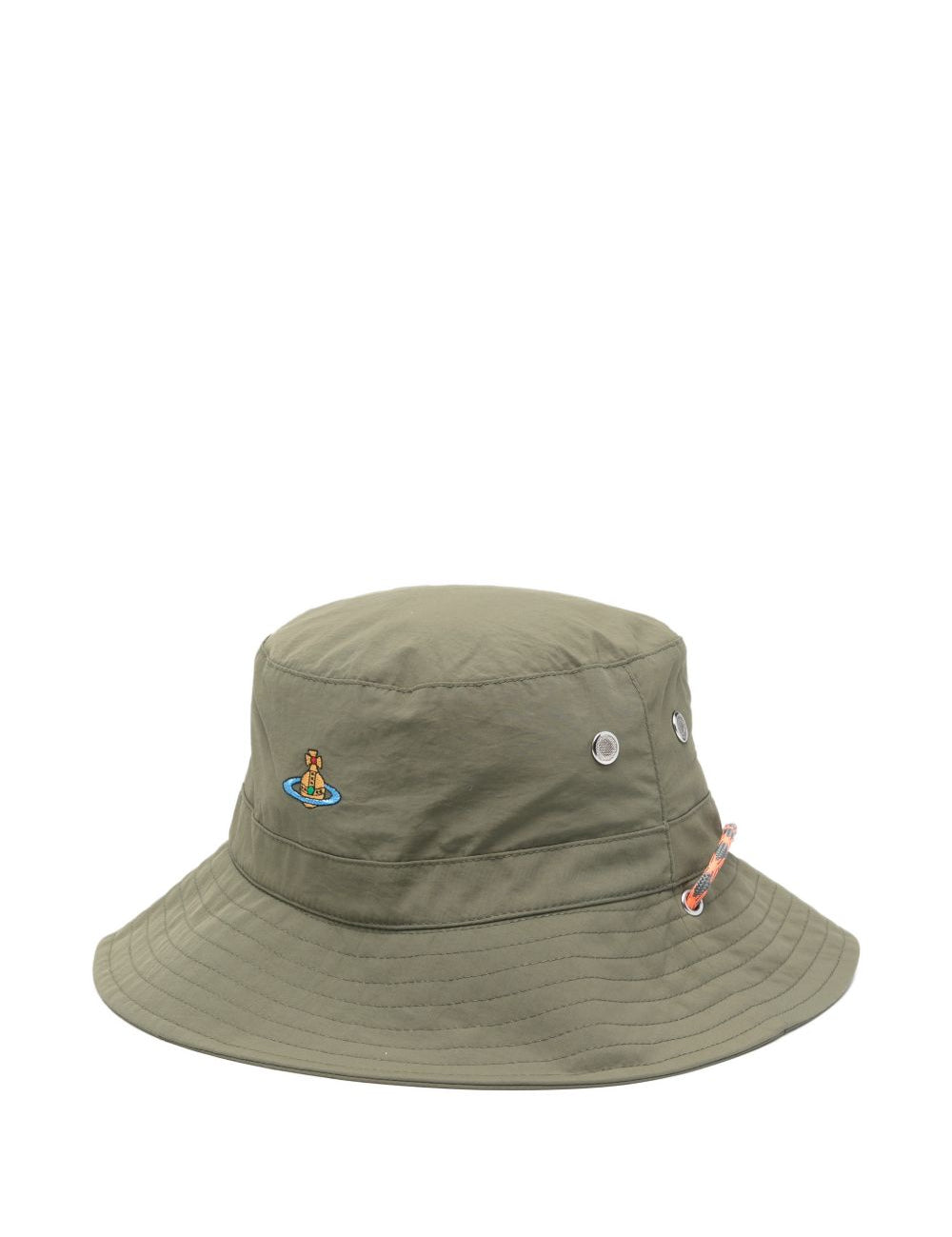 Cappello bucket con logo in verde Vivienne westwood - donna 