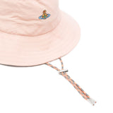 Cappello bucket ricamato con sfera in rosa Vivienne westwood - donna 