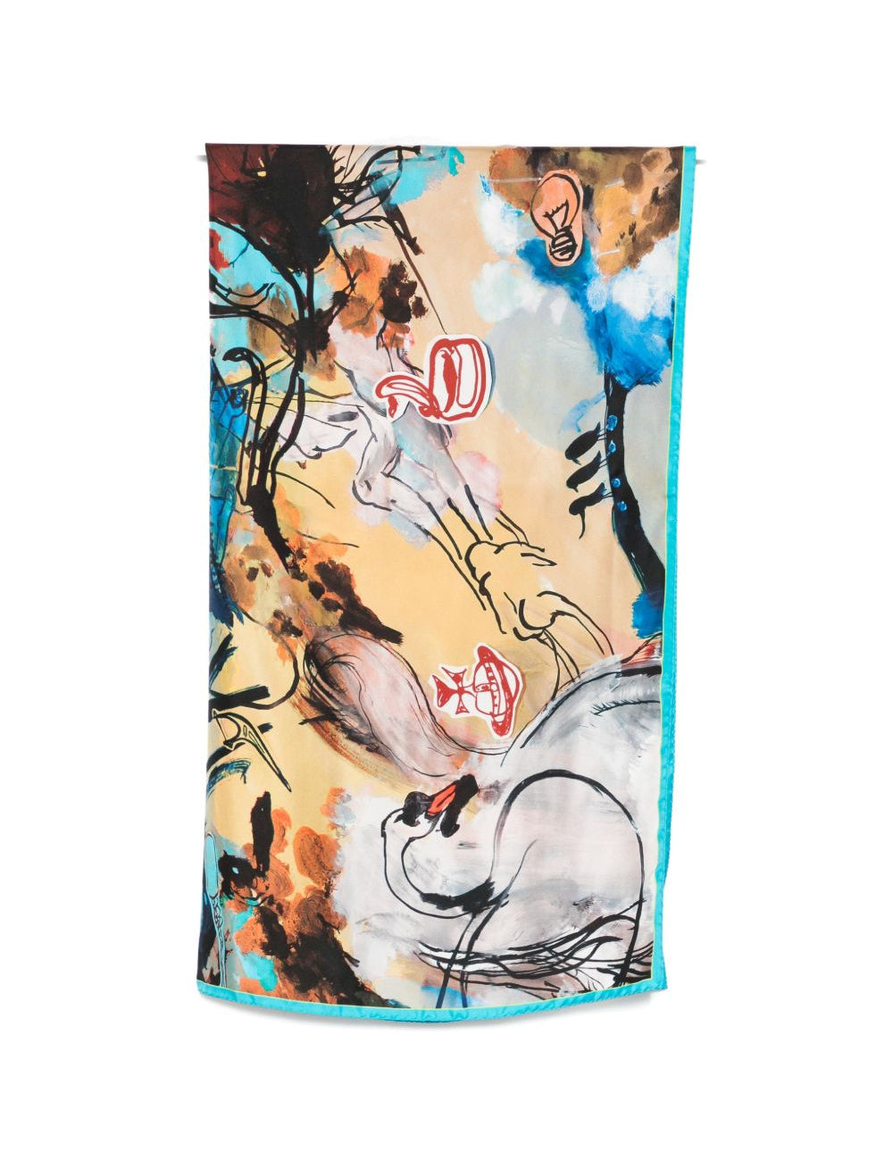 Sciarpa free world multicolor vivienne westwood - donna 