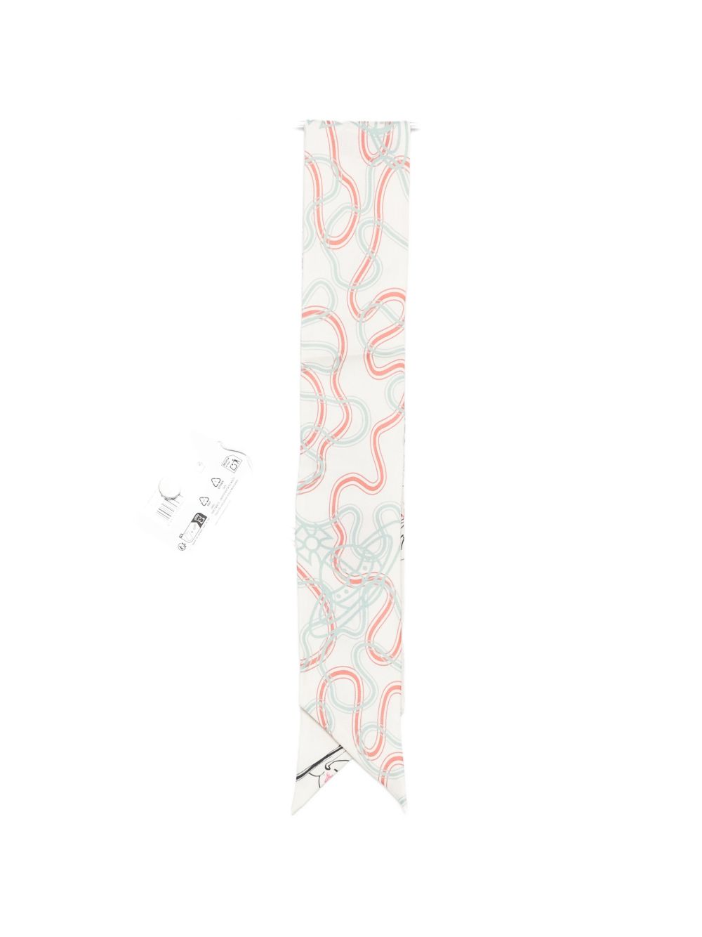 Foulard con stampa grafica multicolore Vivienne westwood - donna 