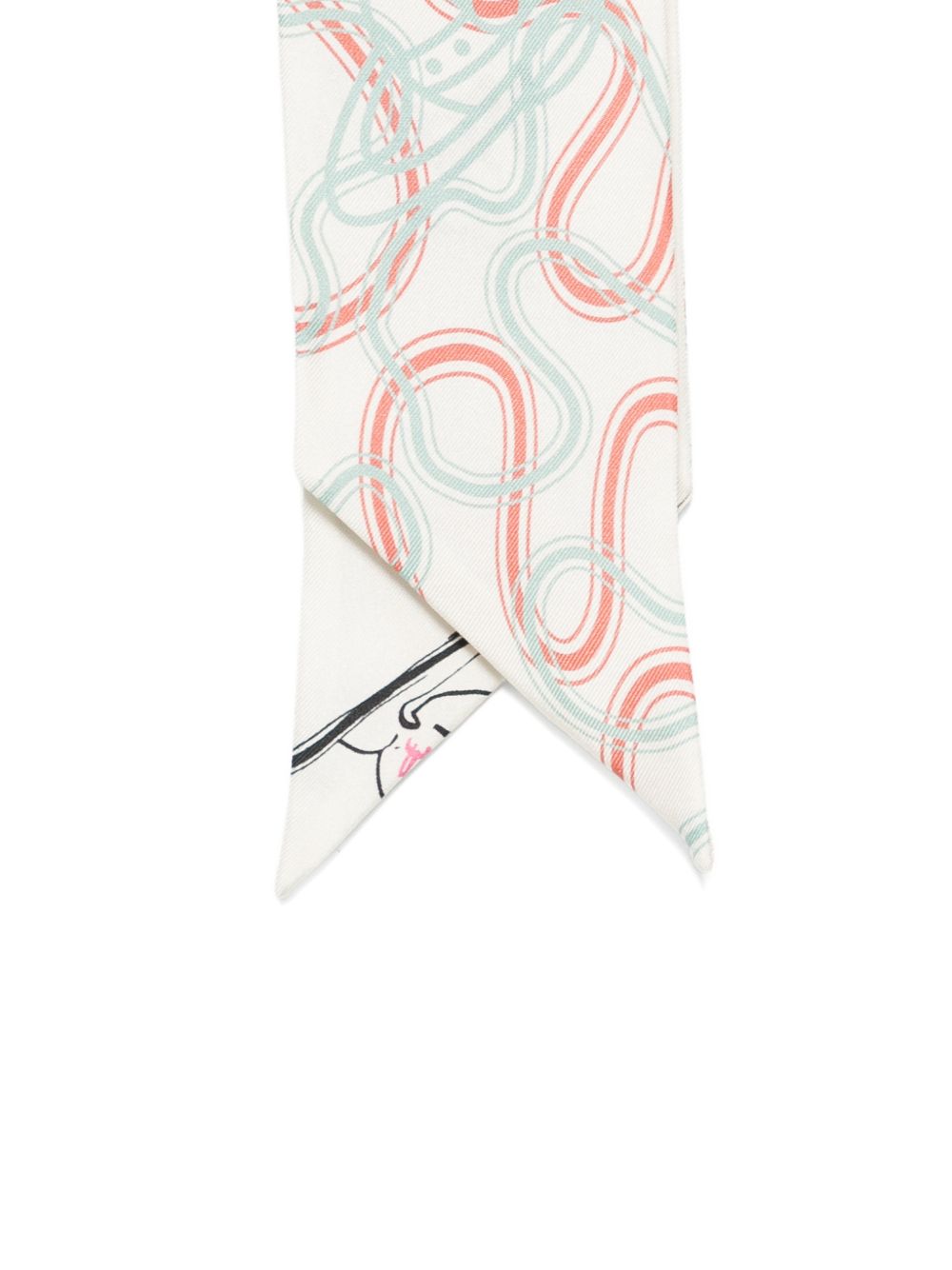 Foulard con stampa grafica multicolore Vivienne westwood - donna 