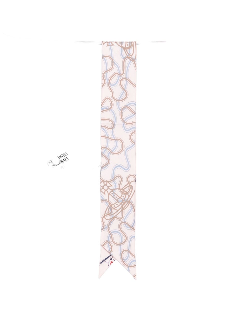 Foulard con stampa grafica multicolore Vivienne westwood - donna 