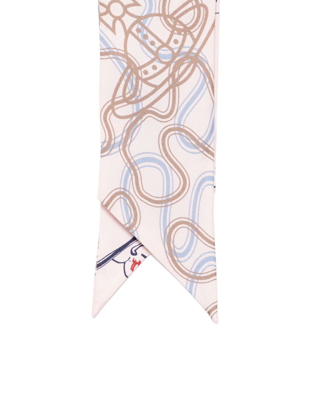 Foulard con stampa grafica multicolore Vivienne westwood - donna 