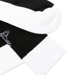 Calzini con logo in bianco e nero 