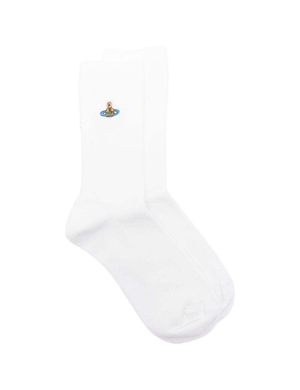 Calzini con logo in bianco Vivienne westwood - donna 