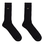 Calzini con ricamo Orb in nero Vivienne westwood - donna 