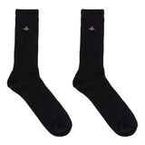 Calzini con ricamo Orb in nero Vivienne westwood - donna 