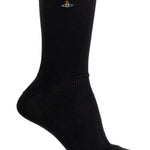 Calzini con ricamo Orb in nero Vivienne westwood - donna 