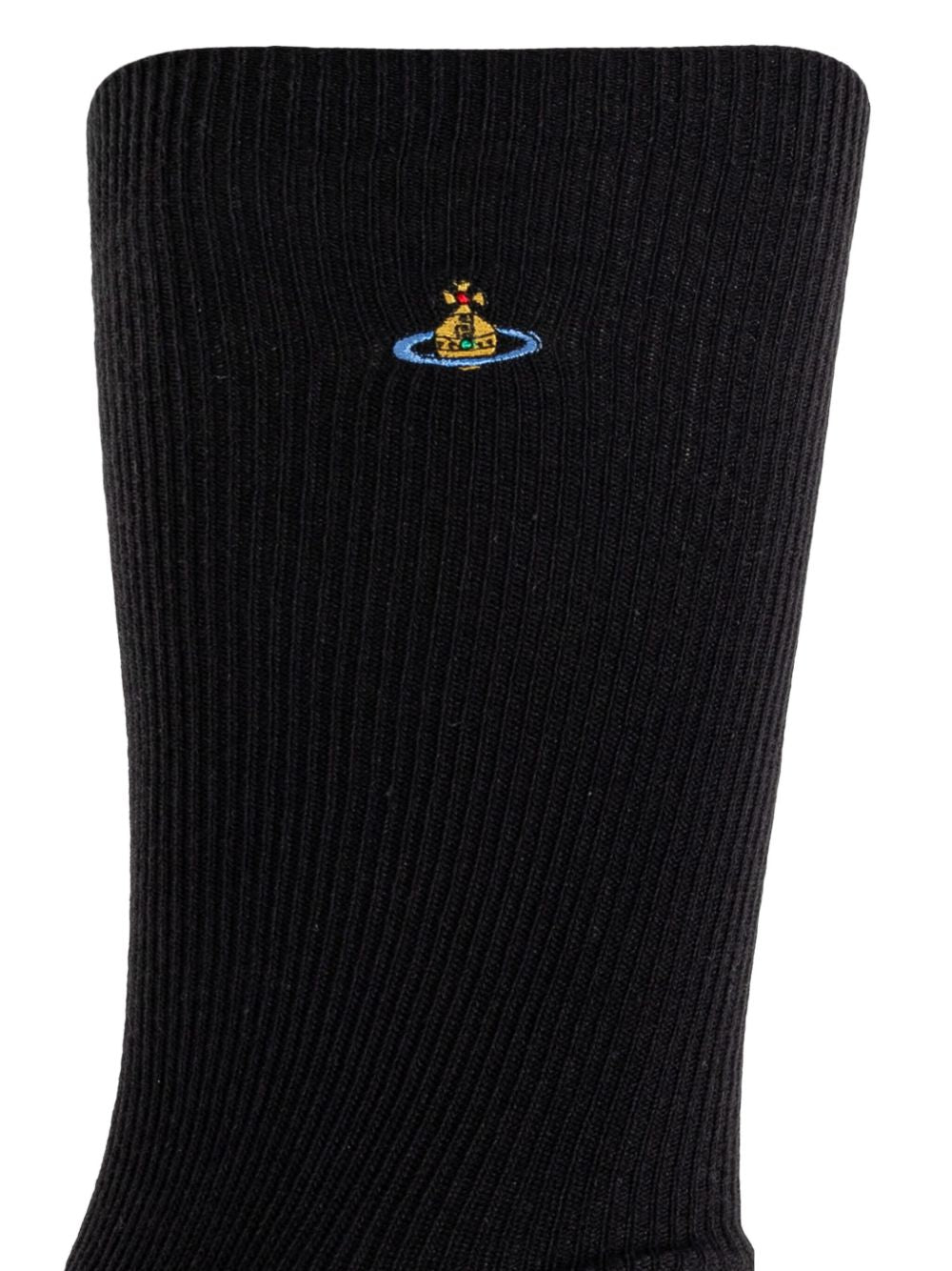 Calzini con ricamo Orb in nero Vivienne westwood - donna 