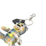 Portachiavi a forma di orsetto tartan in blyu Vivienne westwood - donna 