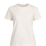 T-shirt girocollo in avorio Wardrobe.Nyc - donna 