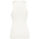 Canotta a coste in avorio Wardrobe.Nyc - donna 