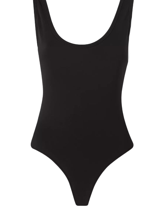 Body opaque con scollatura a u in nero Wardrobe NYC - donna 