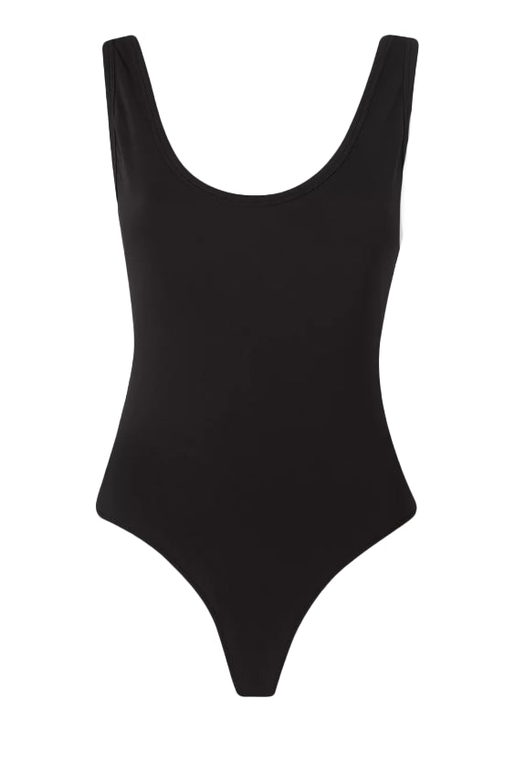 Body opaque con scollatura a u in nero Wardrobe NYC - donna 