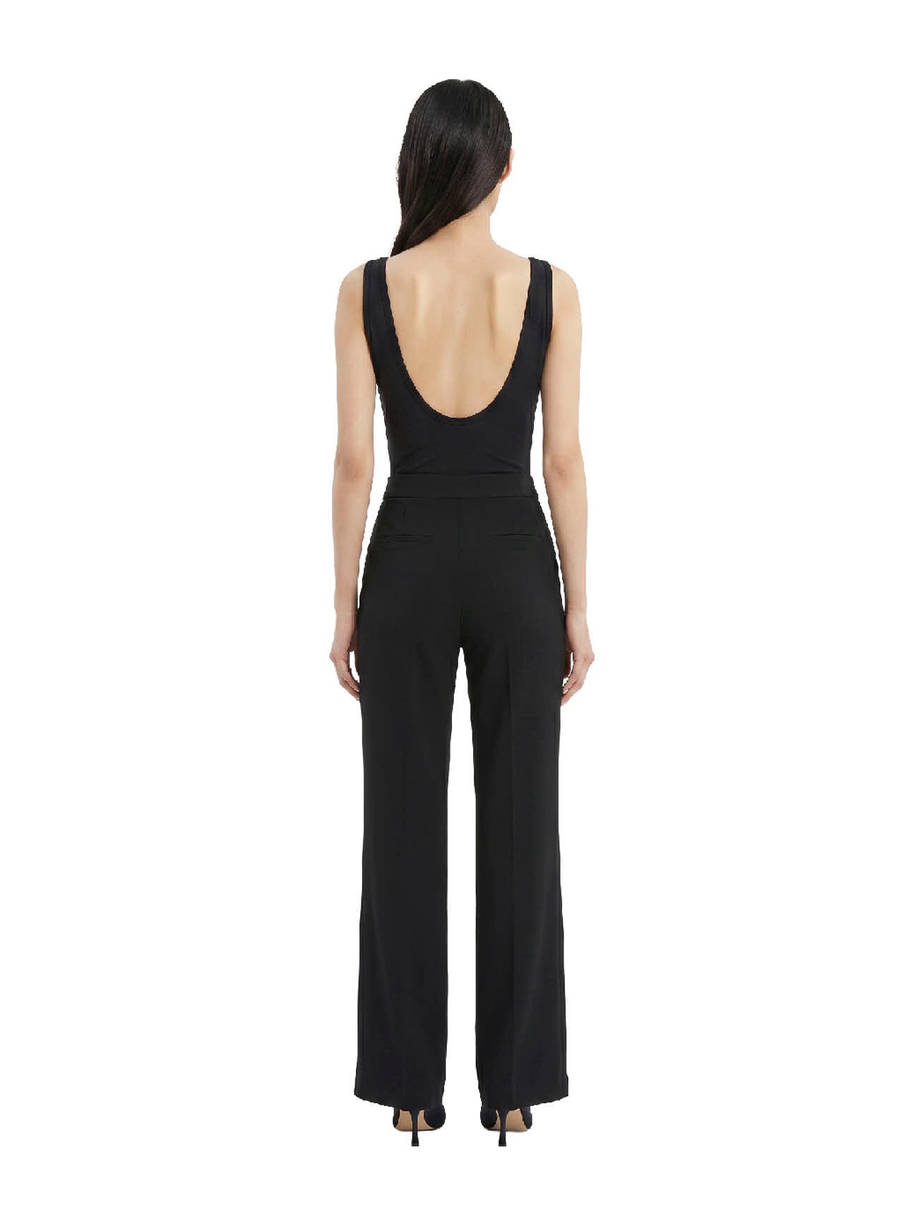 Body opaque con scollatura a u in nero Wardrobe NYC - donna 