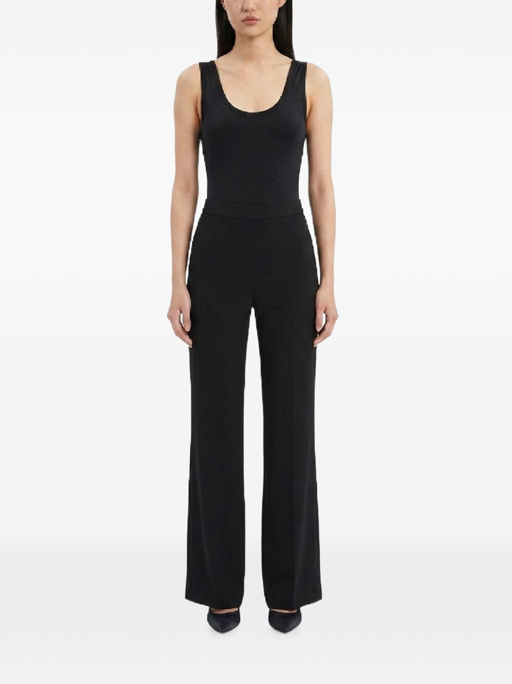 Body opaque con scollatura a u in nero Wardrobe NYC - donna 