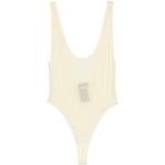 Body semi trasparente in giallo Wardrobe.Nyc - donna 