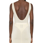 Body semi trasparente in giallo Wardrobe.Nyc - donna 