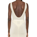 Body semi trasparente in giallo Wardrobe.Nyc - donna 