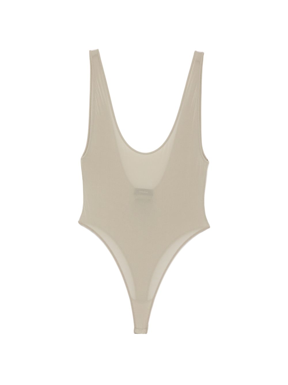 Body con scollo a V in grigio Wardrobe.Nyc - donna 