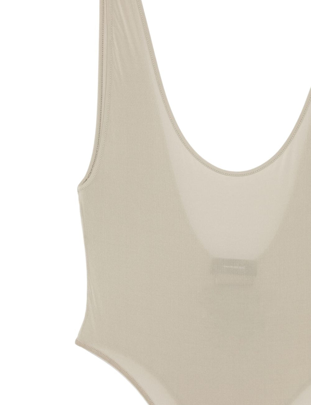 Body con scollo a V in grigio Wardrobe.Nyc - donna 