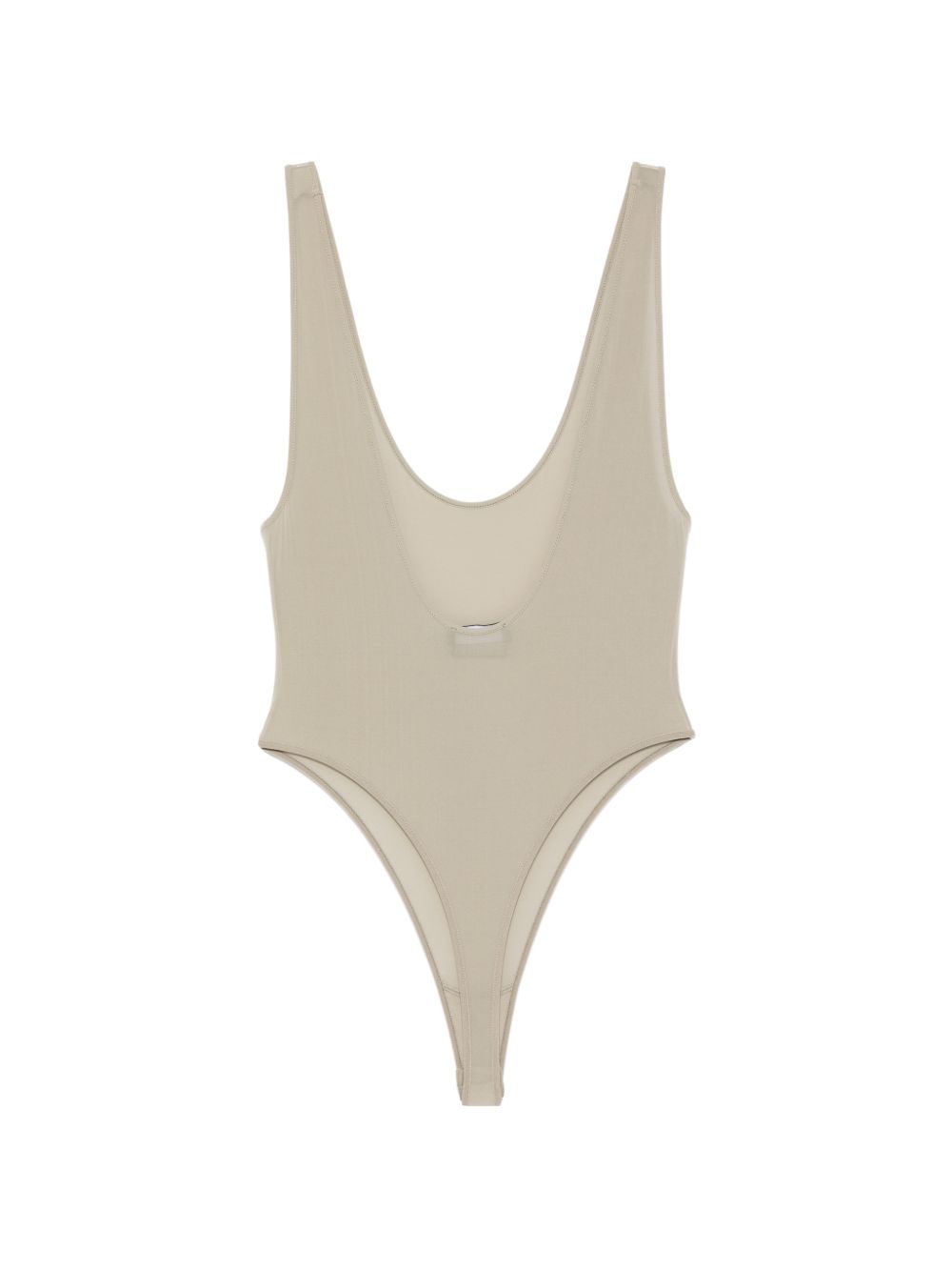 Body con scollo a V in grigio Wardrobe.Nyc - donna 