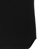 Canotta a coste con orlo curvo in nero Wardrobe.Nyc - donna 