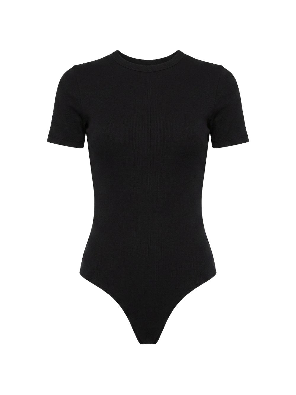 Body opaque a maniche corte in nero Wardrobe NYC - donna 