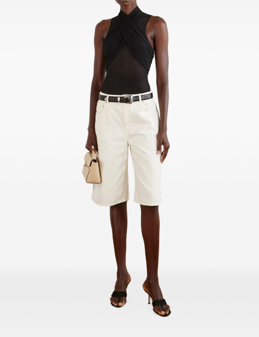 Body semi-trasparente in nero 