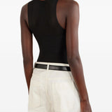 Body semi-trasparente in nero 