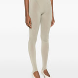 Leggings con staffa in beige Wardrobe.Nyc - donna 