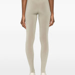 Leggings con staffa in beige Wardrobe.Nyc - donna 