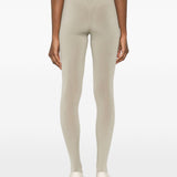 Leggings con staffa in beige Wardrobe.Nyc - donna 