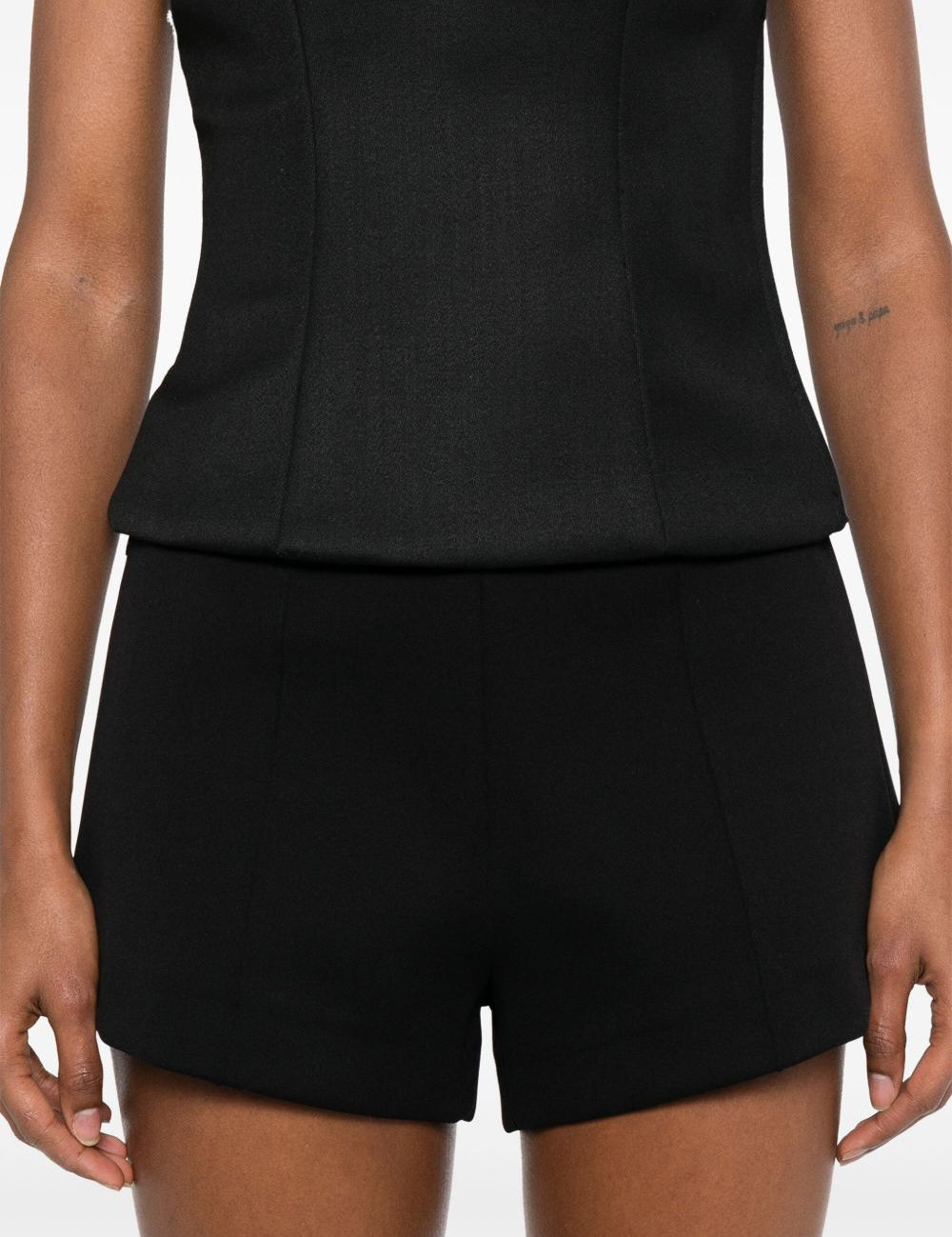 Shorts sartoriali in nero Wardrobe.Nyc - donna 