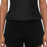 Shorts sartoriali in nero Wardrobe.Nyc - donna 