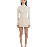 Minigonna new contour in bianco Wardrobe NYC - donna 