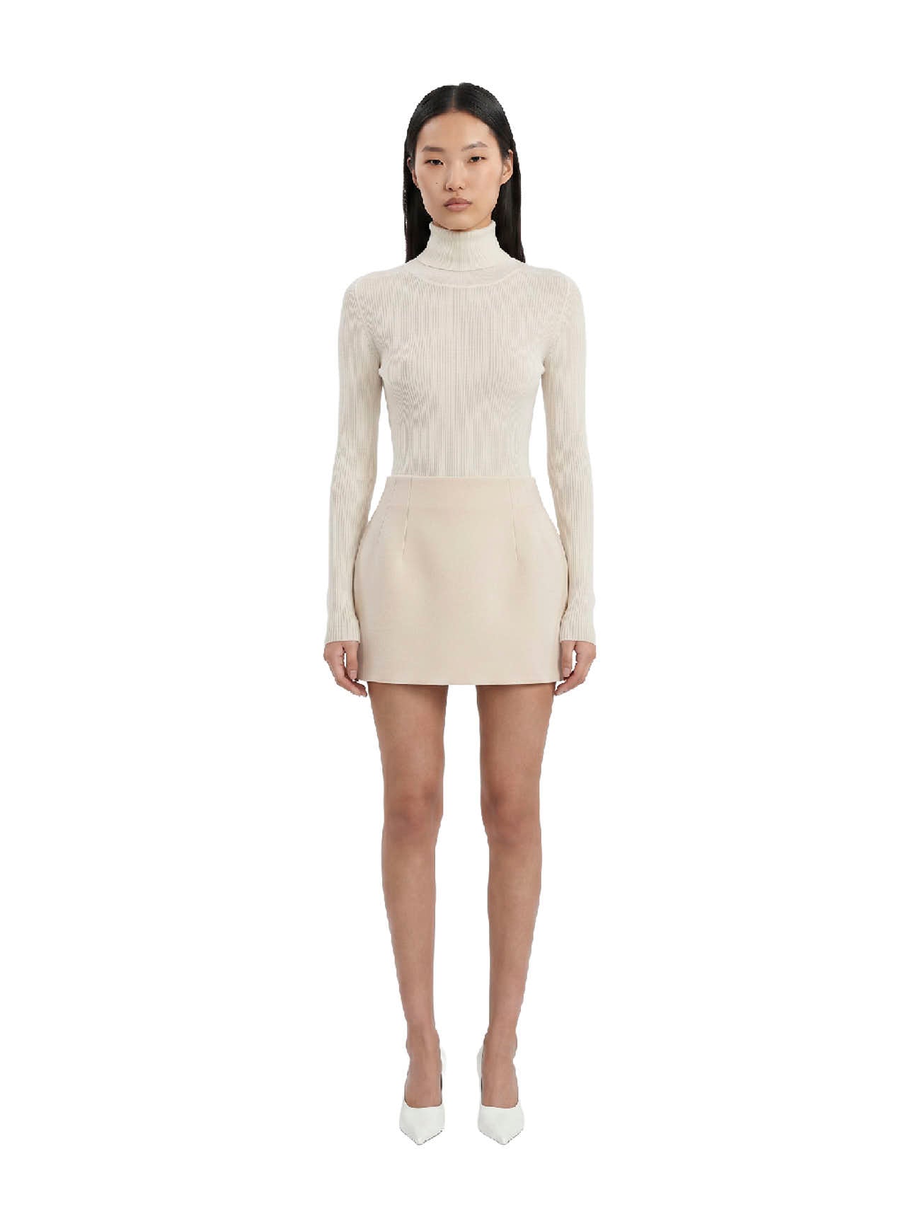 Minigonna new contour in bianco Wardrobe NYC - donna 