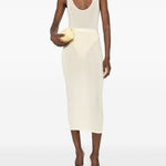Gonna semi trasparente in giallo Wardrobe.Nyc - donna 