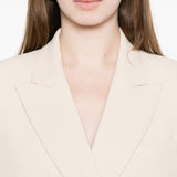 Blazer doppiopetto in beige Wardrobe.Nyc - donna 