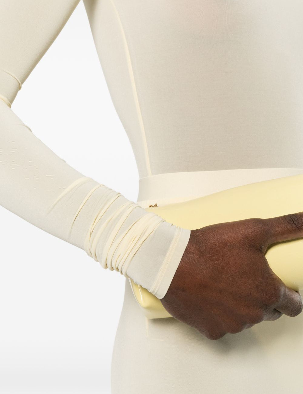 Body semi trasparente in beige Wardrobe.Nyc - donna 